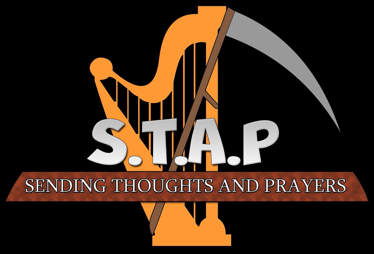 WithHatsLtd's tweet photo. ⚬S.T.A.P⚬ We now have a prototype logo for S.T.A.P! (Artist- @beyondthenova)

#STAP #STAPgame #DreamWalkerGames #Dreamwalker #DWGames #indiegaming #indiegaming #gamedev #gamedeveloper #gamedevelopers #SendingThoughtsAndPrayers #graphicdesign #graphics https://t.co/w279xWO3tw