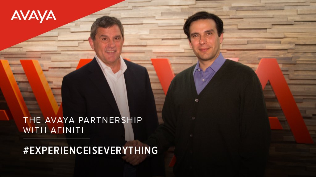 Avaya &amp; Afiniti CEOs highlight partnership to bring unique #AI-driven behavioral pairing to the #CC for better #CX. expi.co/01mNaa