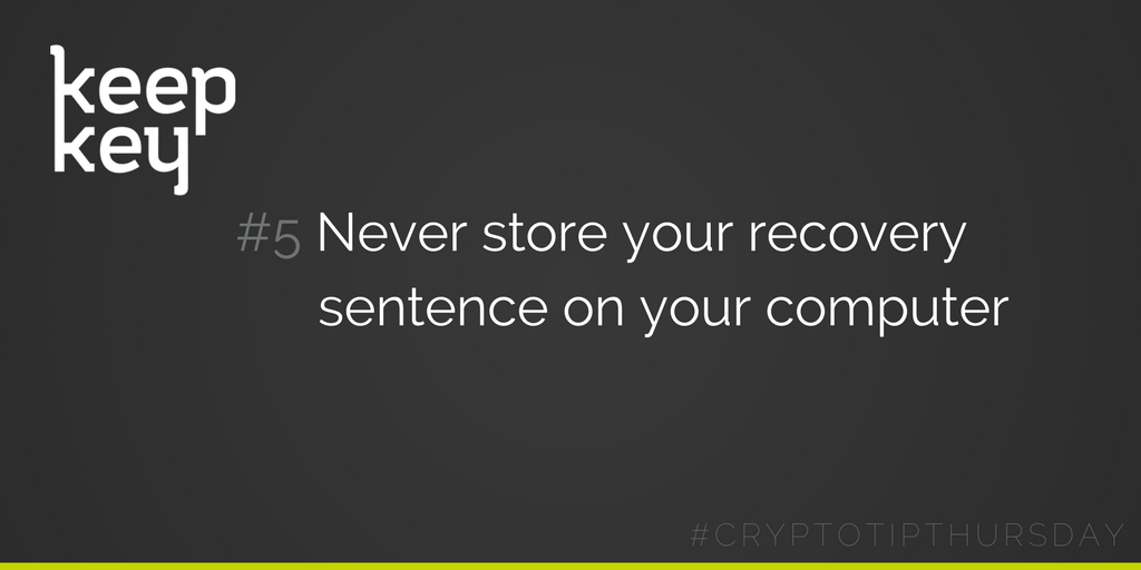cryptokeepkey's tweet photo. 5️⃣#cryptotipthursday https://t.co/O977znM3xN