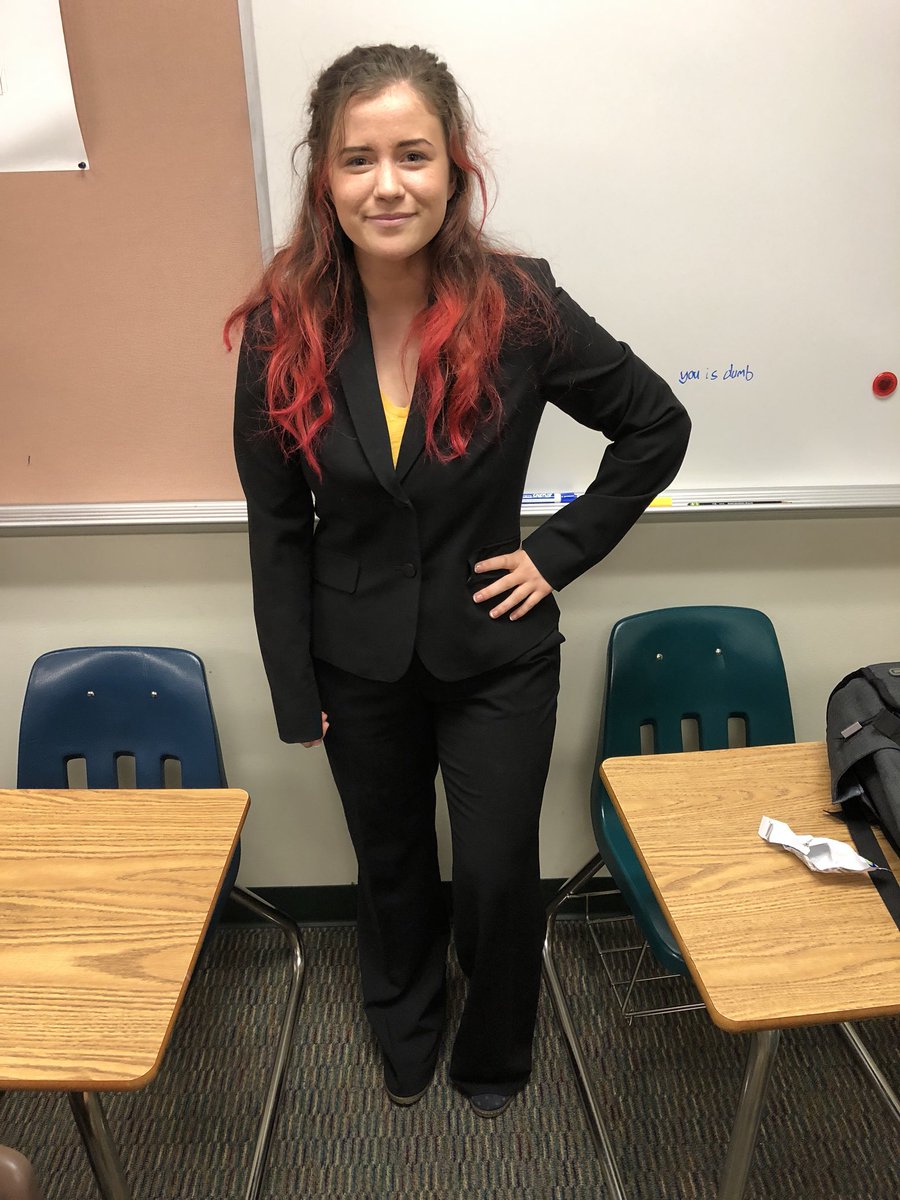 DressUpThurs's tweet photo. Iz that the Penguin Saver of the Week? Yes! Congrats @izziemorrish on the win and thanks for dressing up, it suits you!🐧🎉 https://t.co/wZl8Wd6ay4