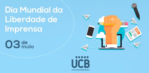 ucbrj's tweet image. Hoje (03/05), é comemorado o Dia Mundial da Liberdade de Imprensa. 
O dia foi criado pela UNESCO, em 1993, p/ alertar sobre as impunidades cometidas contra centenas de jornalistas como consequência do seu trabalho. 
#InformaçãoéPoder #LiberdadeDeImprensa #UCBRJ