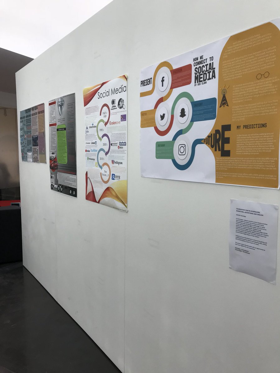 fjamssu's tweet image. Here are some of our students’ Futurology Poster Presentations on display at #RIEC2018 at @solentofficial