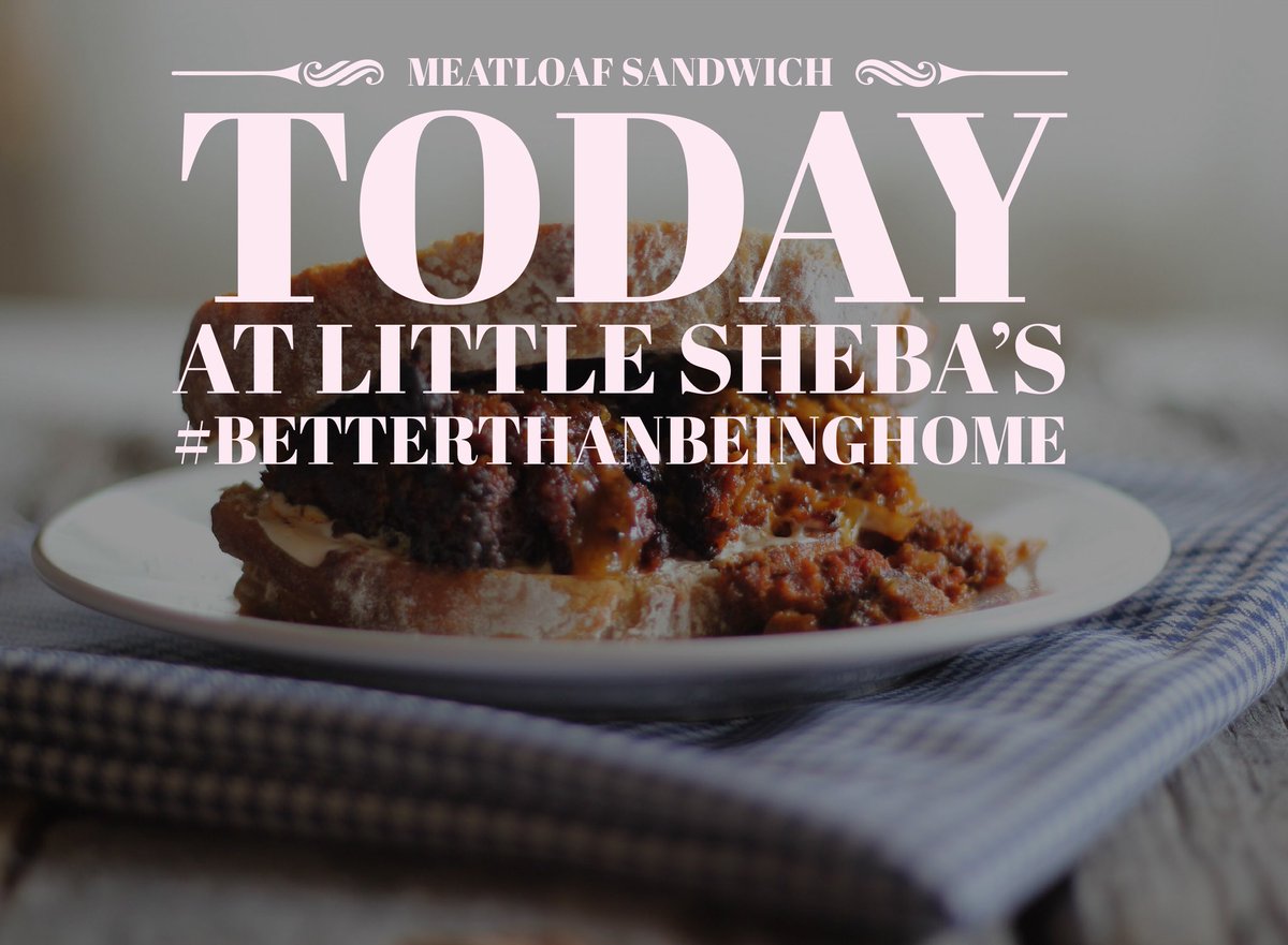 Meatloaf is the special tonight. Get full and have some fun at Sheba’s. #betterthanbeinghome
