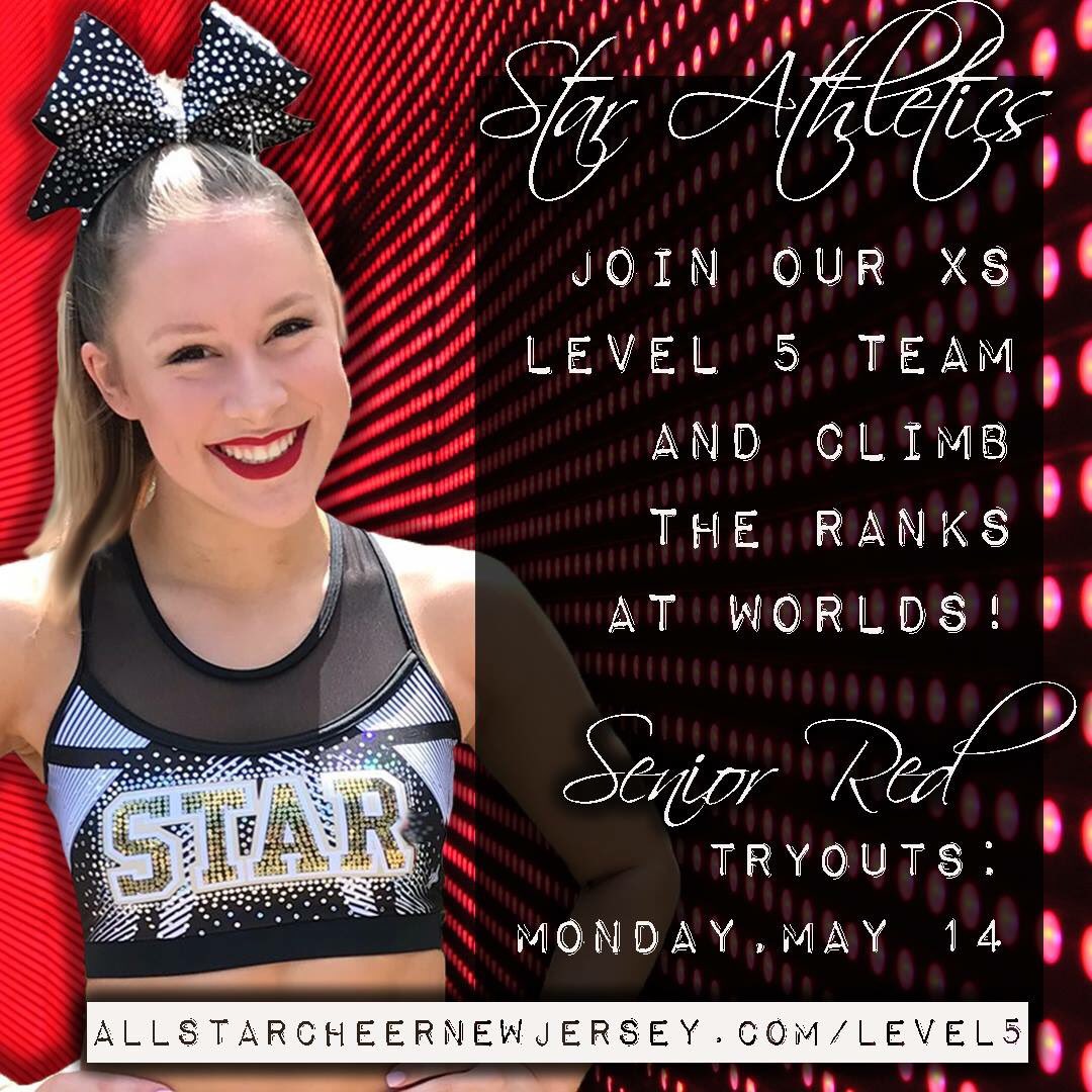 STAR_TeamStar's tweet photo. 🔴🌎⭐️Senior Red finished 4th in the world and we've set a goal to continue our climb! We are looking for the area's top athletes to be part of our Worlds Journey! #goals #thestarway @STAR_SrRed
🔴🌎⭐️Find Out How You Can Be Part of Senior Red: https://t.co/YosQqGUrI7 https://t.co/GjpZ54NtRv