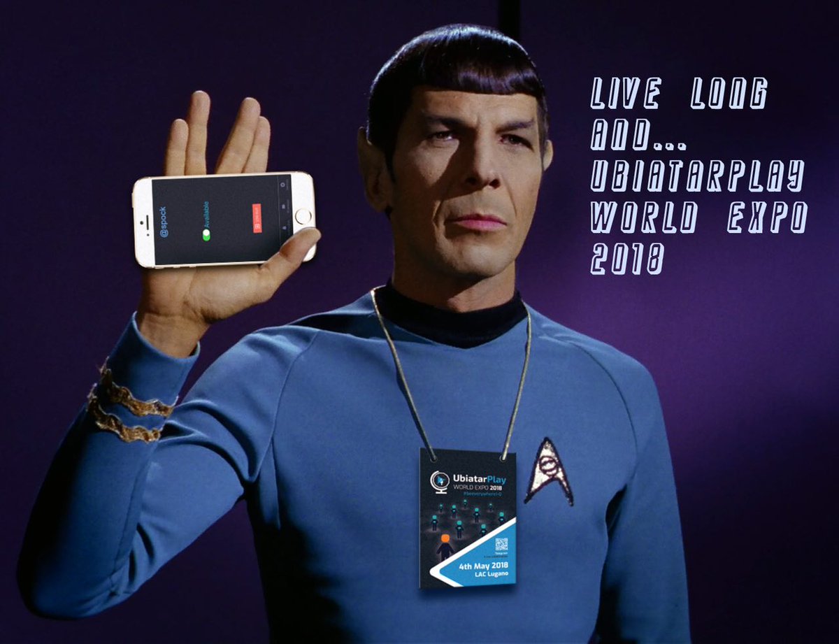 UbiatarTech's tweet photo. Gene Roddenberry would have come to Lugano the 4th for the UbiatarPlay World Expo conference 2018 https://t.co/Q9n6WnjAjs
