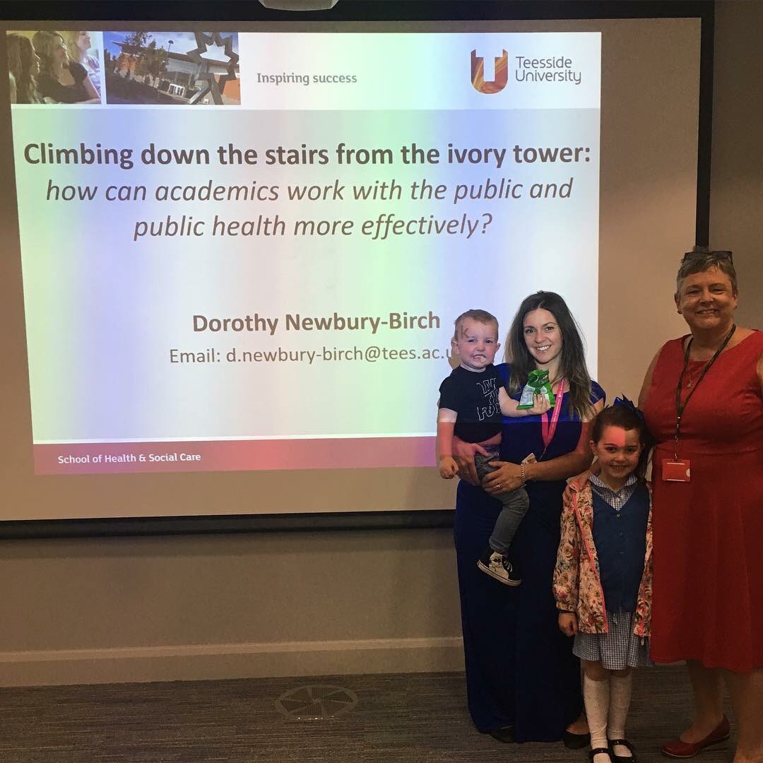 We are all so excited for the start of @dotbirch professorial lecture 👍🏻 #teamalphatees