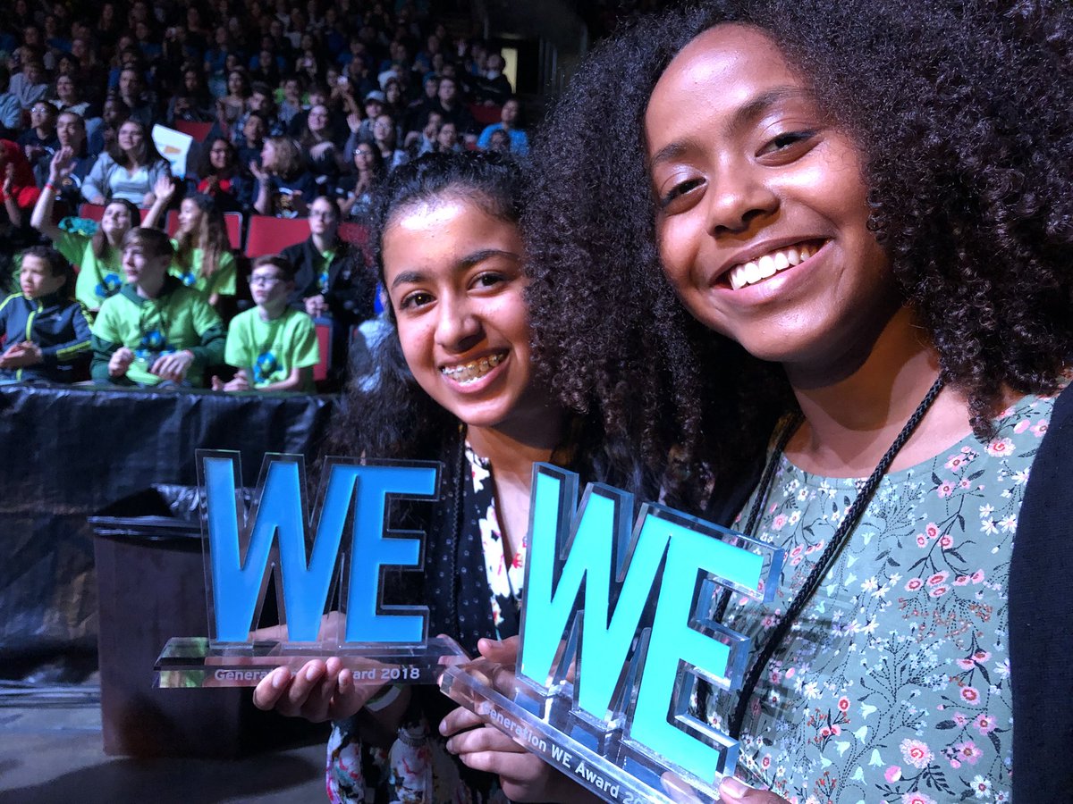 mrzphd's tweet photo. Congratulations Renton Prep students Leah &amp; Welela! GEN WE award! #ShowcaseSchool #MicrosoftEdu #WEDay #RentonPrep #Nordstrom #Allstate https://t.co/WHgn9r0xJM