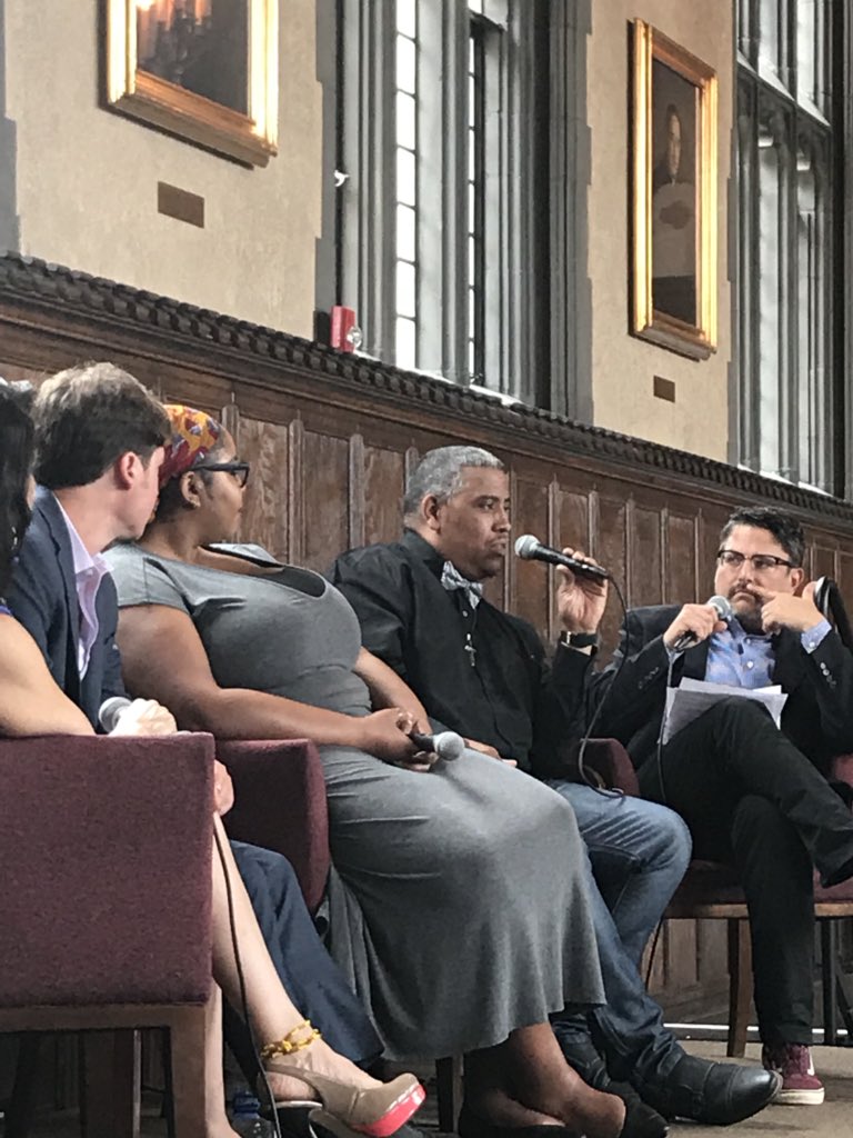 karinamireya117's tweet photo. “Prisons are built in communities with no jobs. White people have no other interaction going in and playing Superman. How do we change that?” - Suave Gonzalez, prison reform activist. #InTheThick https://t.co/DAeWWUnSEf