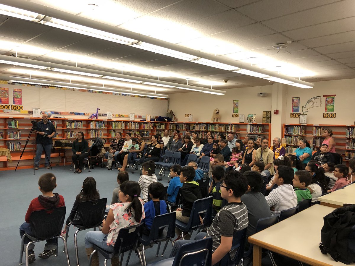 eprdspd's tweet photo. Parents & students participating in our annual Signing Bee. Parents sign words & phrases that they use @ home with their kids. K-3 students sign vocabulary words that they have been learning all year. 4-5 students are given the sign and must spell the words 🤟🏼#TXDeafEd #rdspd https://t.co/SyFp4M3j6R