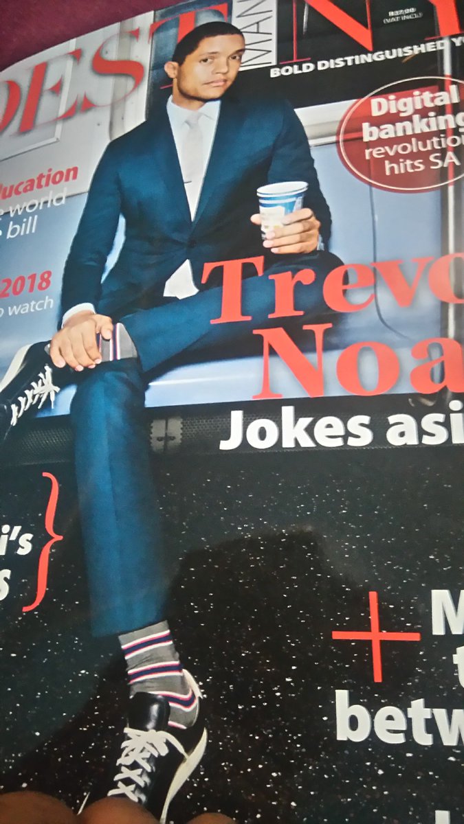 'His genius for comedy lies in laughing with his targets, rather than at them' @ThabisoTema on @Trevornoah @Destiny_Man #CoverFeature #MzansiGlobalStar #MrLaughability #TrevaNuwa