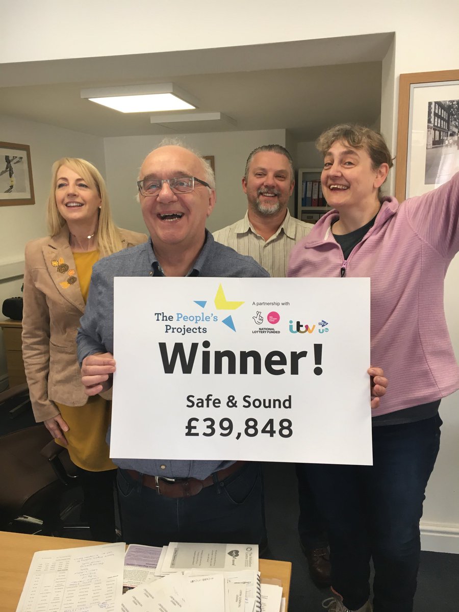 dva_info's tweet photo. So happy for you all, so well deserved @ChesterfieldVC Safe and Sound is amazing #supportingpeople #helpingothers #vSPA @dva_info https://t.co/YSVgnVnyJQ