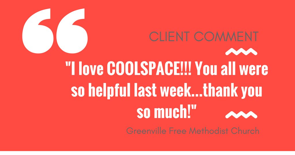 Smartchurch1's tweet photo. We don't do it for the kudos, but we sure love when our clients are happy! #ClientComments #eSPACEsoftware and #CFMS powered by #CoolSolutionsGroup ~ #1 in Church Facility Management! || #Church #ChurchFacility #eSPACE #HVAC #EventManagement #EventScheduler https://t.co/i46DiiO4GA