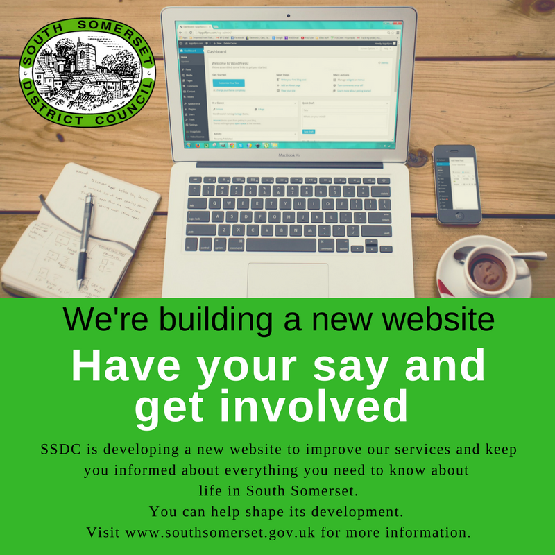 South Somerset District Council is building a new website to better serve our customers and businesses - and we need your views.  Follow the link and play an important part in making a difference - you can even help us test the new site!  socsi.in/AqNCb