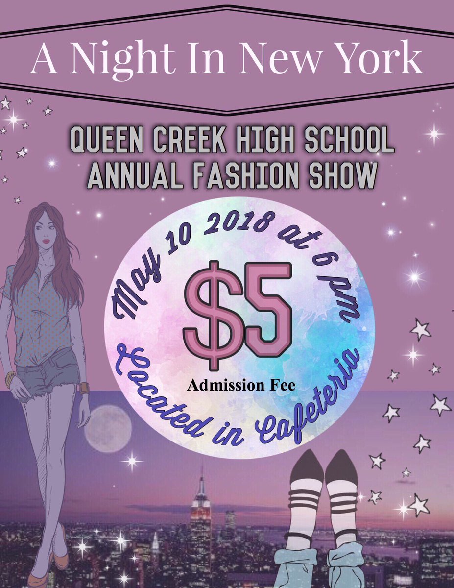 qchsfccla's tweet photo. Come check out the fashion show this upcoming Thursday! QC fashion students have worked so hard! https://t.co/ucQFhHV9lU