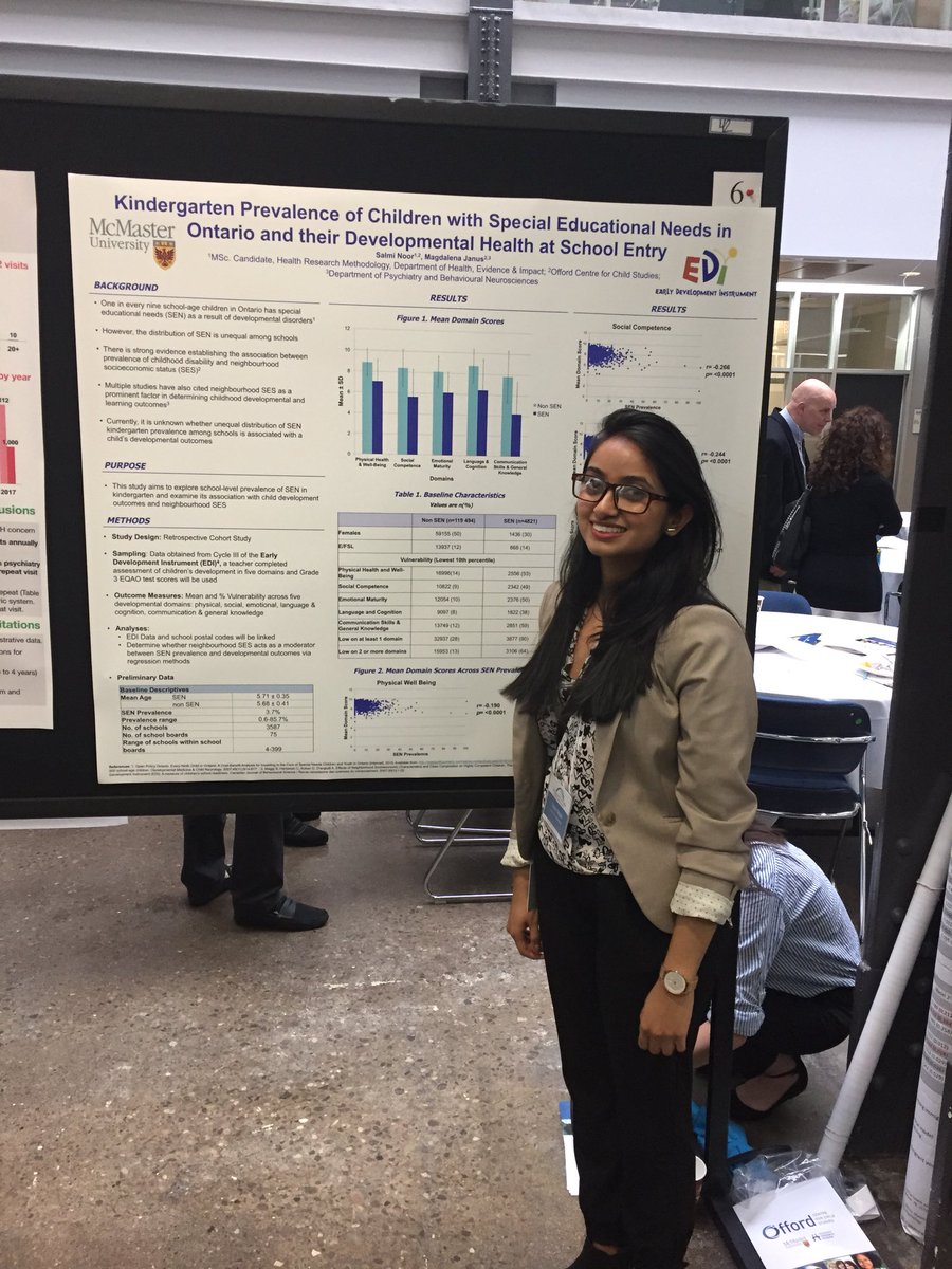EDI_OCCS's tweet photo. #OCSymposium is another great chance for students to share all their hard work over the year. Salmi is sharing her findings on Special Education Needs prevalence across #Ontario https://t.co/OBL0xgzH0Y