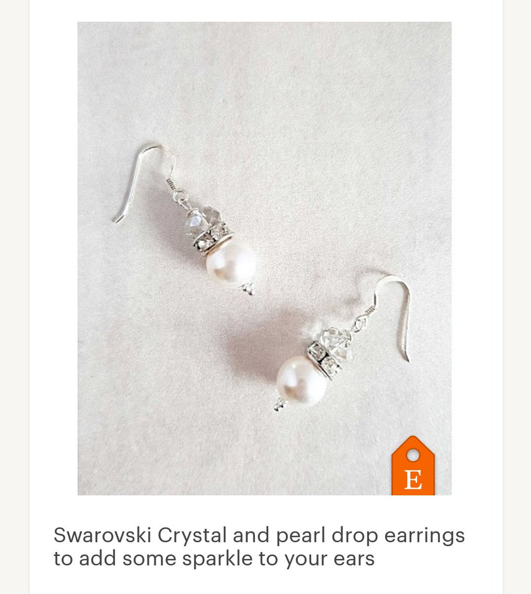 Good Evening @WhatsNewRae these Swarovski Pearl and Crystal earrings are now available @etyuk  etsy.com/uk/listing/611…

#womaninbiz #wnukrt #handmadehour #jewellery #earrings #etsyuk