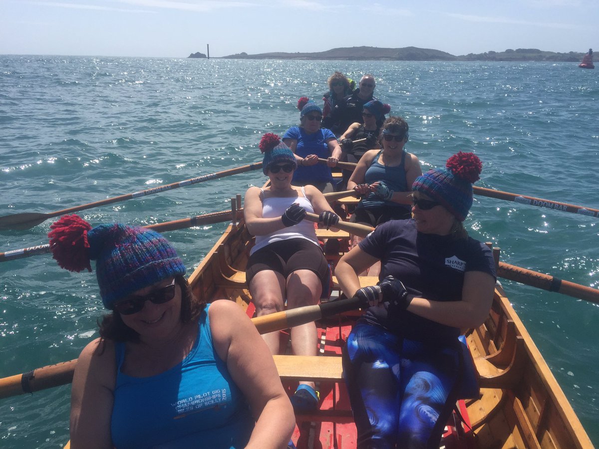 PortIsaacRowing's tweet photo. Off to Aggie for lunch. Next we row this route the nerves will have set in. #WPGC2018 #gigrower https://t.co/cZfJO3CPxq
