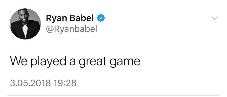 Babel:"harika bir maç oynadık"