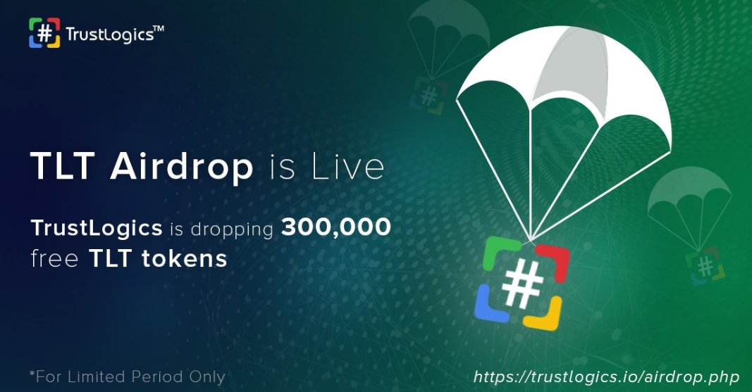 latestAirdrops's tweet image. TRUSTLOGICS AIRDROP 📢- ⭐⭐⭐⭐▪4/5 stars💰Total budget 300,000 TLT

🔹#TrustLogics (TLT) Decentralized audio ecosystem
🔹Free TLT for joining Telegram and Twitter

Go to airdrop  trustlogics.io/airdrop.php  🚀

#crypto #airdrop #latestairdrops @TrustLogicsUS