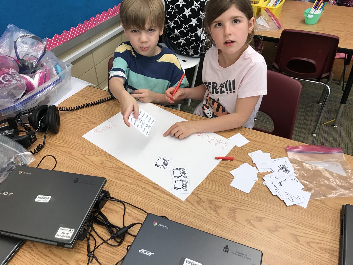 AbbyMiller100's tweet photo. @ColHillsElem First Graders are making 30 with crabs, snails, dogs, feet, insects and spiders! #impactmath #itsWorthIt @wcsteachers https://t.co/8NtaJuRfY8