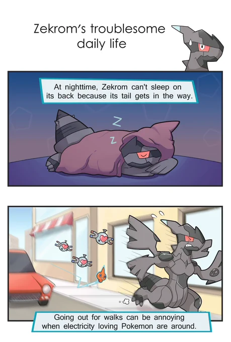 Made a small comic about some of Zekrom's problems 