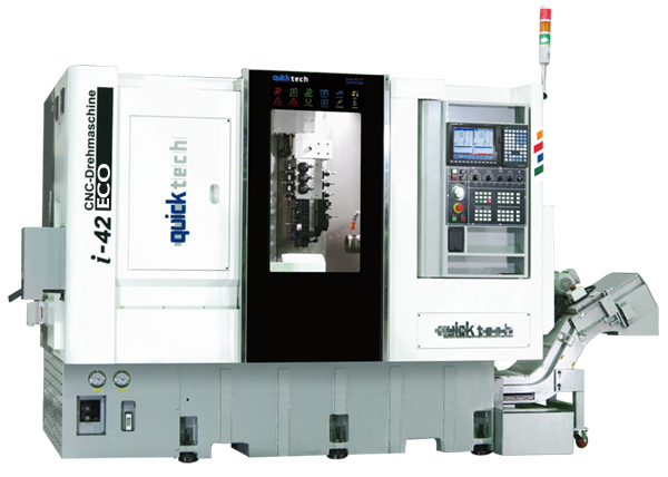 AbsoluteMachine's tweet photo. The QuickTECH i-42 / i-60 Eco is a compact high production CNC mill/turn center that offer mass production capabilities in a cost-effective design, providing single operations parts machining with all complex milling functions. #AbsoluteMachine #CNC https://t.co/gKDjKzNJ7n https://t.co/EasyalnYRB
