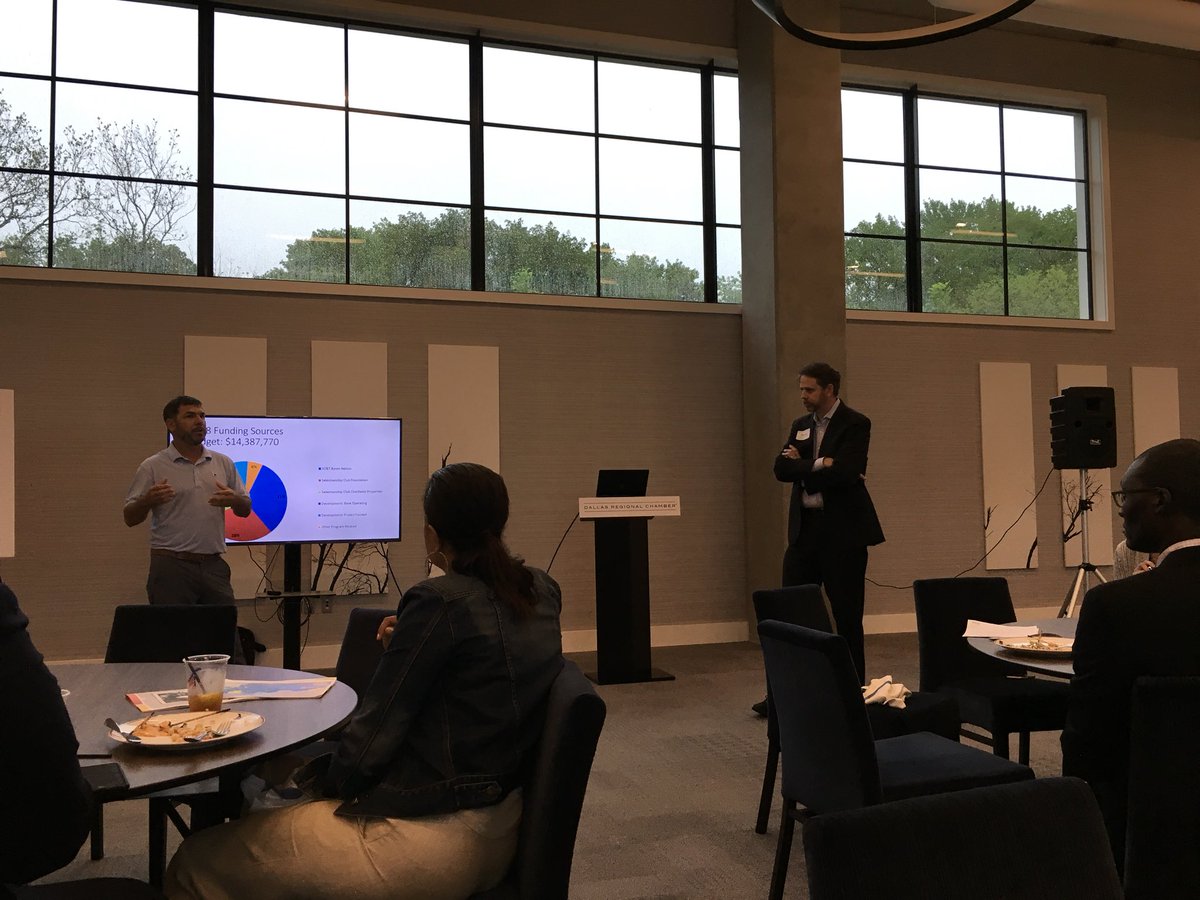 lblarrea's tweet photo. Proud to join .@DRChamber @ddankesr #welcomingnewexecs @TrinityForestGC #spectacular effort @GrowSouth #partner Cyndy Lutz @DallasHabitat Cyndy Lutz, sponsor Chad Schieber #BECK, Director Kasey Kauff #TrinityForestGC @WFSDallas Excited to see what happens next! #WowFactor https://t.co/FTVTCO9PR1