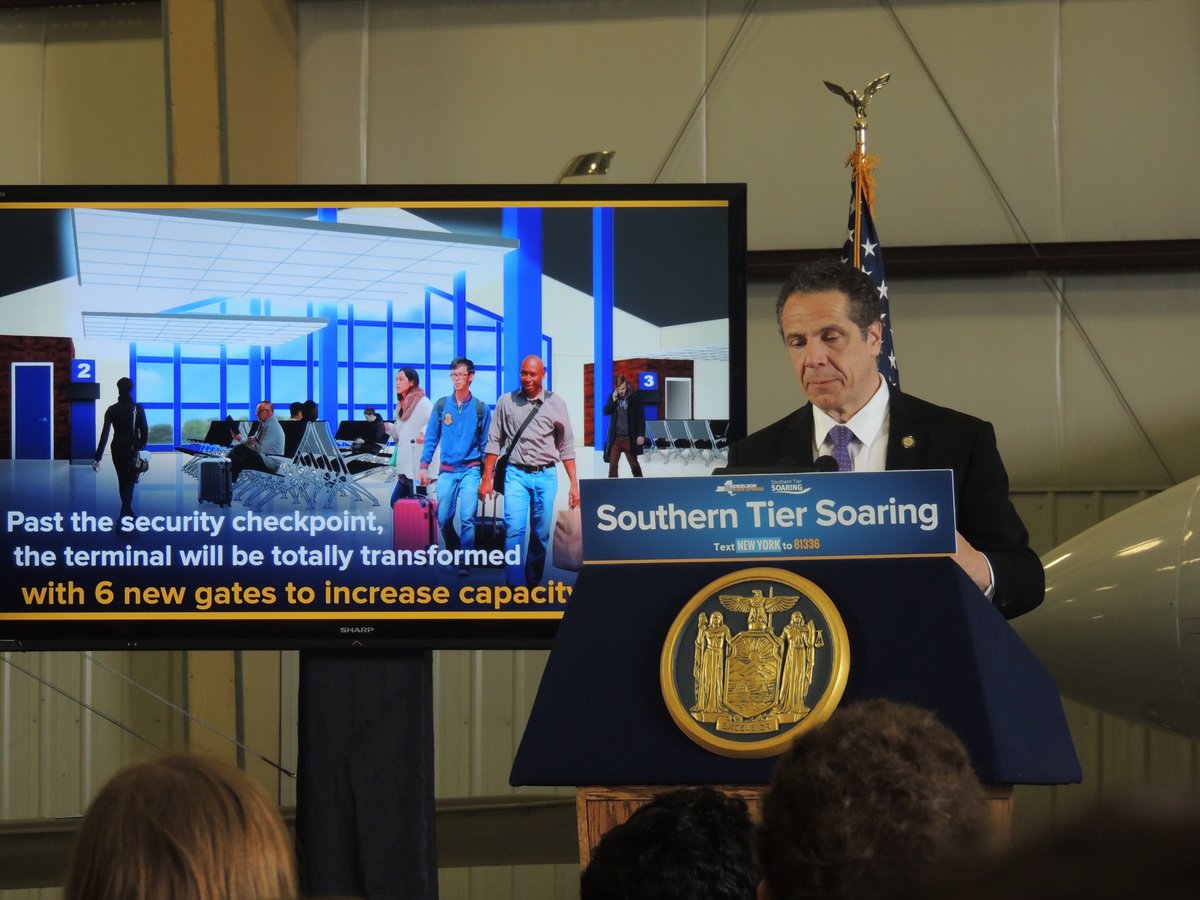 VisitIthaca's tweet image. Big updates announced today for &apos;19: We&apos;re going to make it easier for you to #VisitIthaca ! Thanks to NY State&apos;s grant support to expand @FLYIthaca airport to 6 gates, 3 new boarding bridges, and the addition of a customs facility!