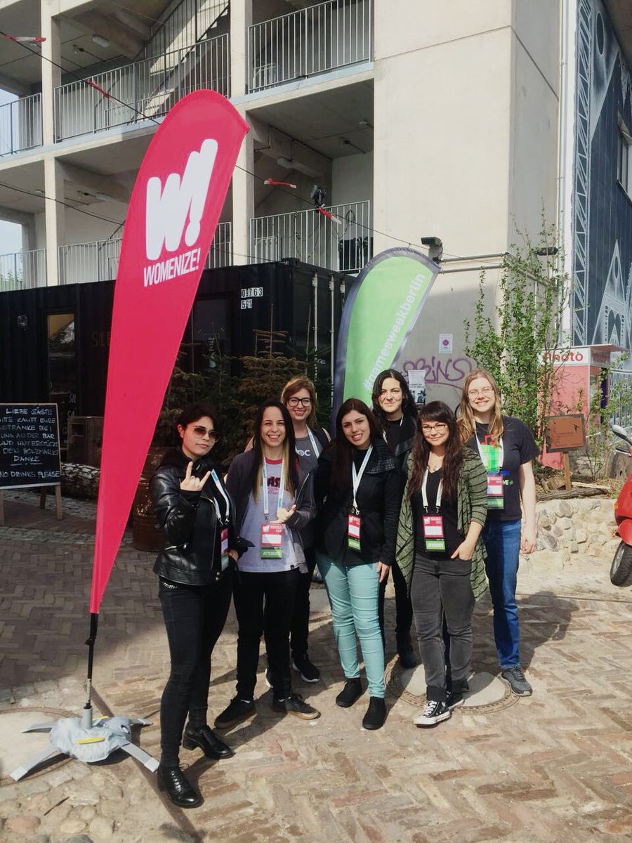 daedalic's tweet photo. Thanks to @goethesaopaulo our localizations director @ZombieTwin & her tandem partner @daebianca from Brazil were able to visit Berlin #Gamesweek’s panel #WOMANIZE! https://t.co/gth9aoBzQY