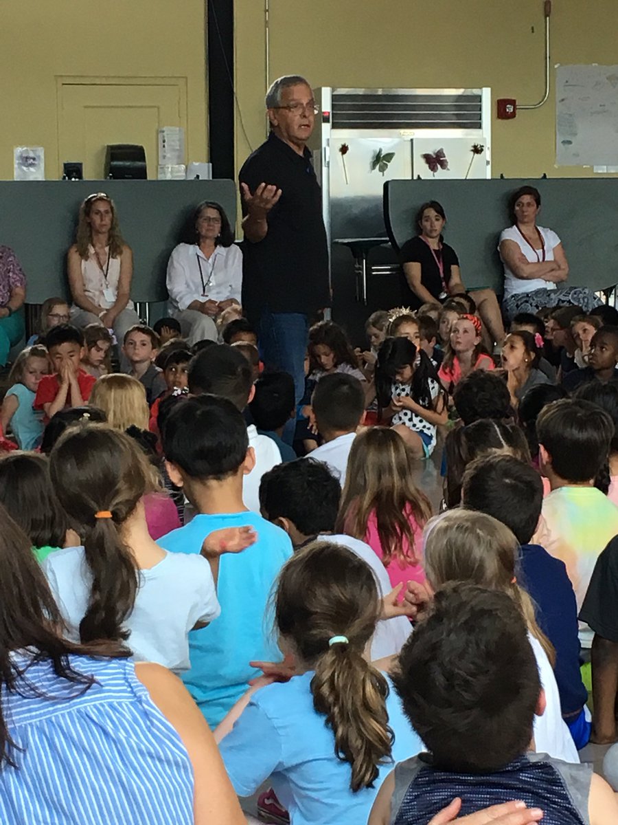 Incredible! Mike Lupica visits Lynch! We are honored!