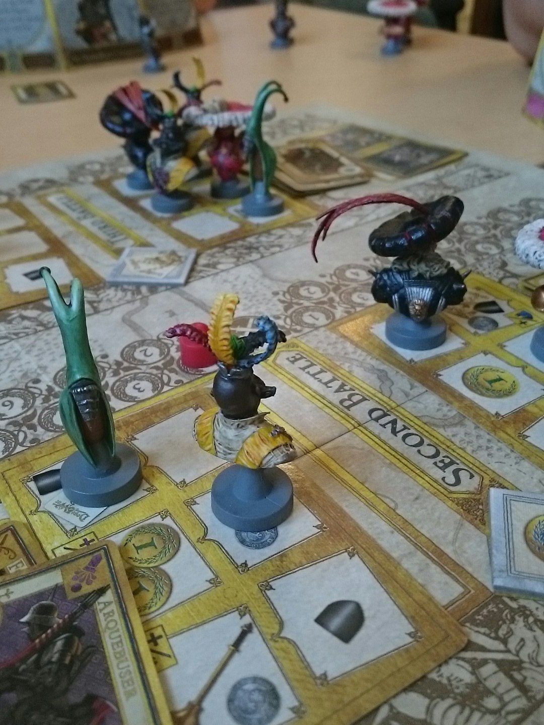 Ben Maddox My Dogs Of War Minis Finally In Action Boardgames