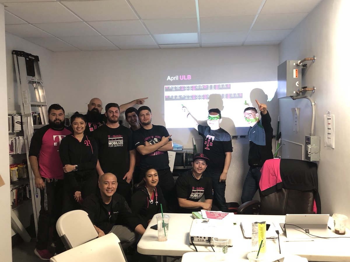 jthomaschung's tweet photo. Congrats Josh and team! #7 in the nation out of 4200 @tmobile stores! Don’t mind the green mask 😎 https://t.co/3D2cOrZLq1