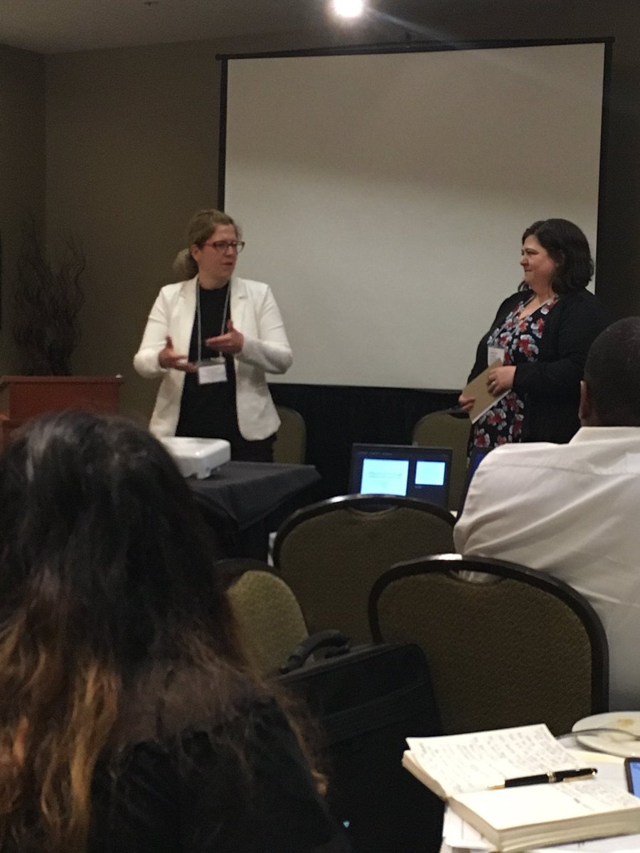 Annie_LeBlanc's tweet photo. Great advices from G. Landry  &amp; T. Sampalli re: engaging with decision &amp; policies makers with @BretonMylaine &amp; @DrEmilyMarshall  #TUTOR2018 #PHC #SPOR https://t.co/GZ52hcNlyW
