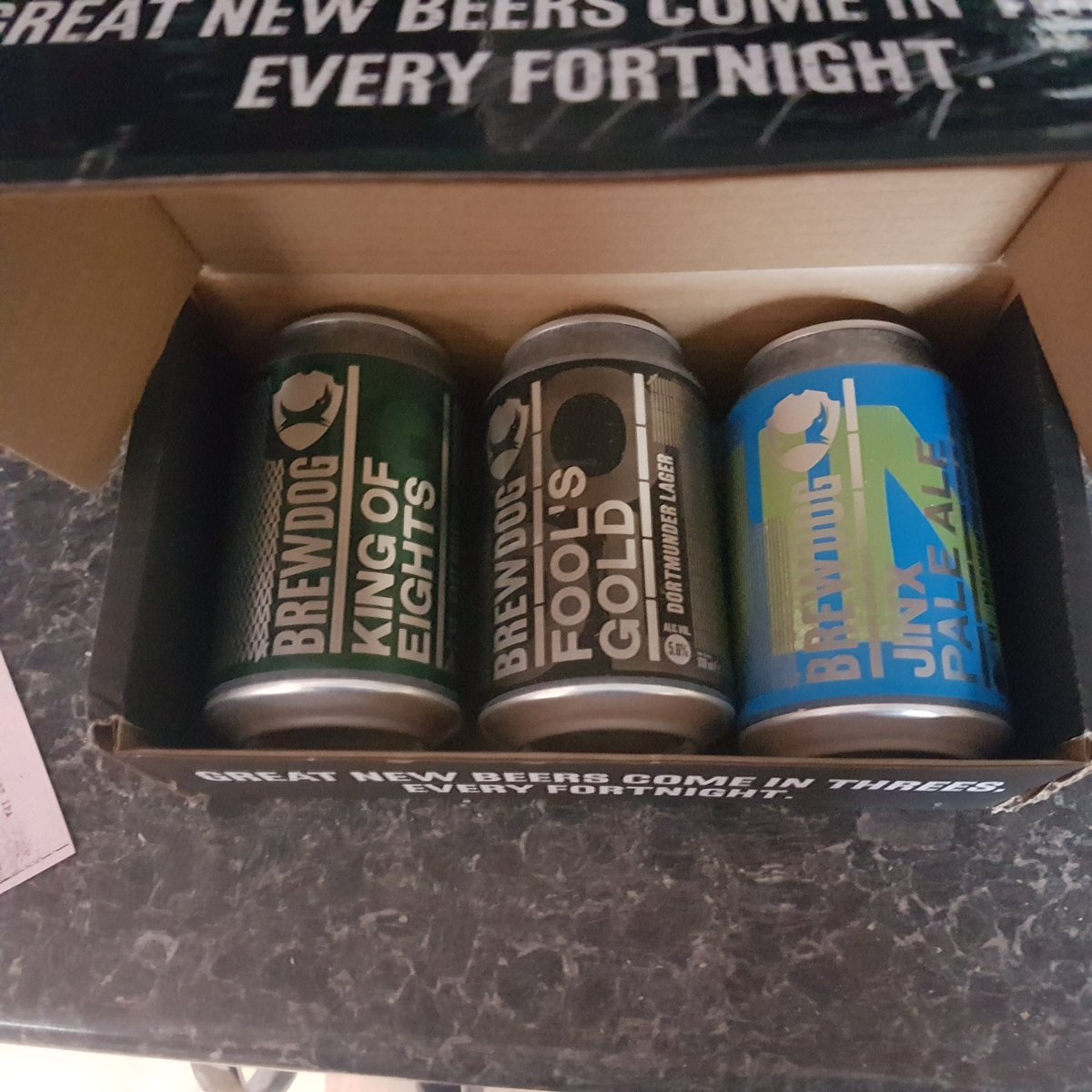 Looking forward to these tonight @brewdog #fanzine