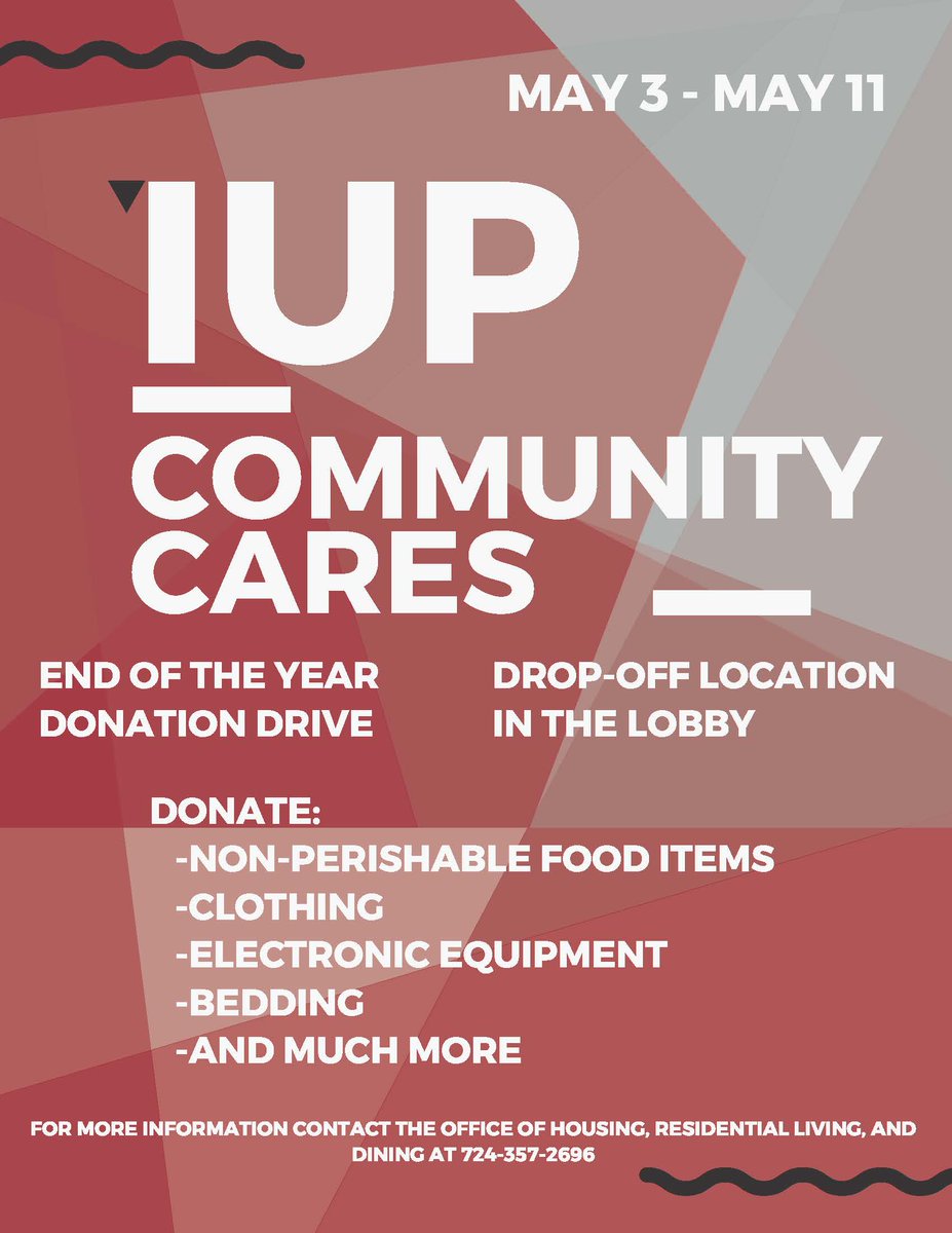 IUP Housing tweet media