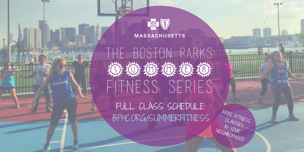 HealthyBoston's tweet photo. ☀️ We’re THRILLED to share with you the official 2018 Summer Fitness Series Schedule. This summer we hope you’ll join us for one (or many!) of our 30 FREE classes that will take place in Boston parks every week: https://t.co/qpcDPJ7W30 #BostonMoves @BostonParksDept @BCBSMA https://t.co/hawsLWUFWP