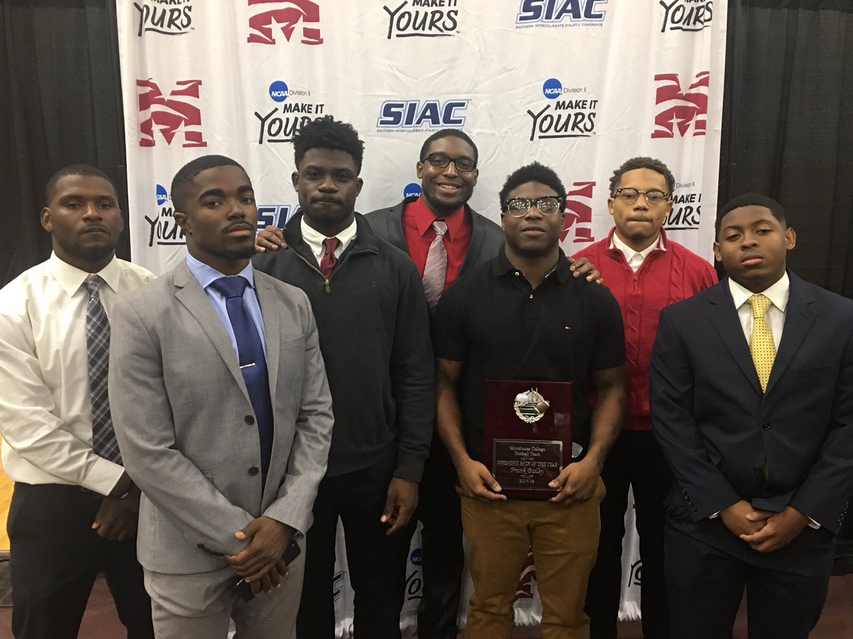 Enrique__Davis's tweet photo. Shots out to one of the best running back units in the nation! @MorehouseFB @wcfnn_ @Chris_Charles20 @hunchomel @TJ_Jones21 @theylovesanto @TerryOnTheCarry @soron__ #Coming4That #1Spot #MHC #RBU
#FastHardAndSmart @rfreeman42 https://t.co/36EzynZUqL
