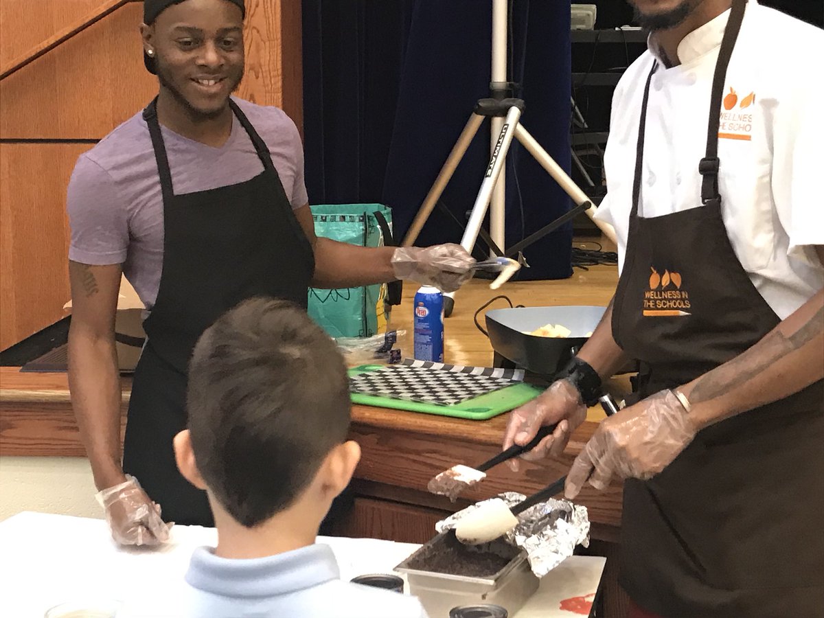 ColumbusTHT's tweet photo. Wellness at Columbus with Chef Anwar!!! https://t.co/fN0nLqpevj