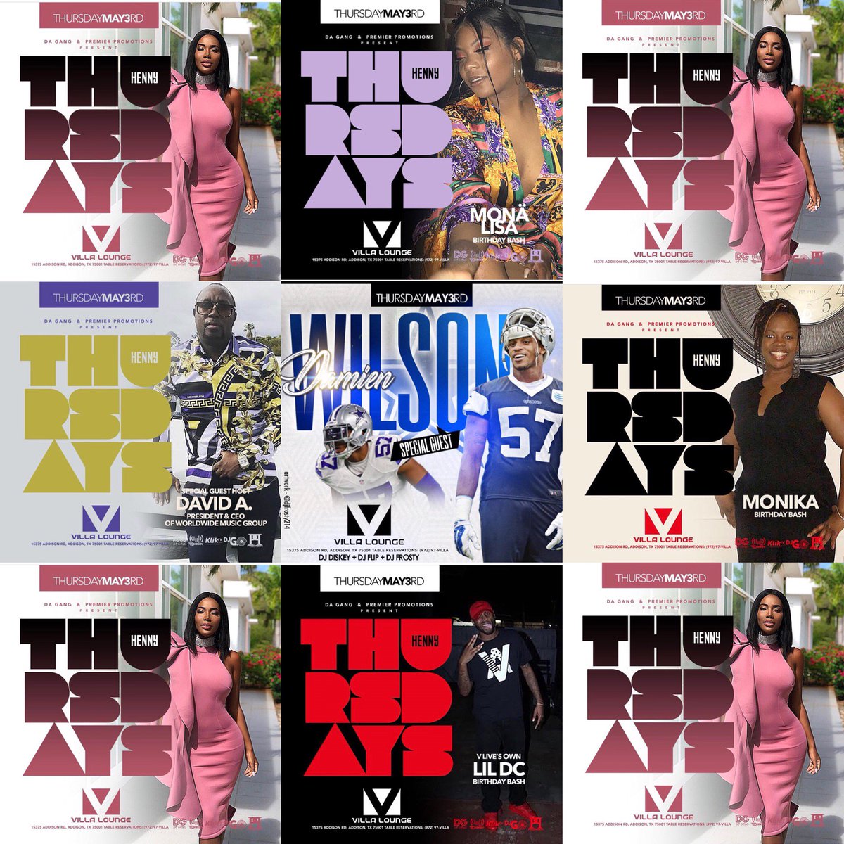 DjFlip6's tweet photo. TONIGHT • The LIVEST thursday night party in DFW • Powered by @premierpromotions4632 + @__dagang @villaloungedallas • 🚨.50 CENT WING 🚨 NO COVER  🚨 OPEN BAR TILL 11pm • Doors open 10pm-2am • @djflip6 , @djfrosty214 and @thedjdiskey  in the mix • VIP tables 972.97.VILLA https://t.co/3gsyPo5ZvV