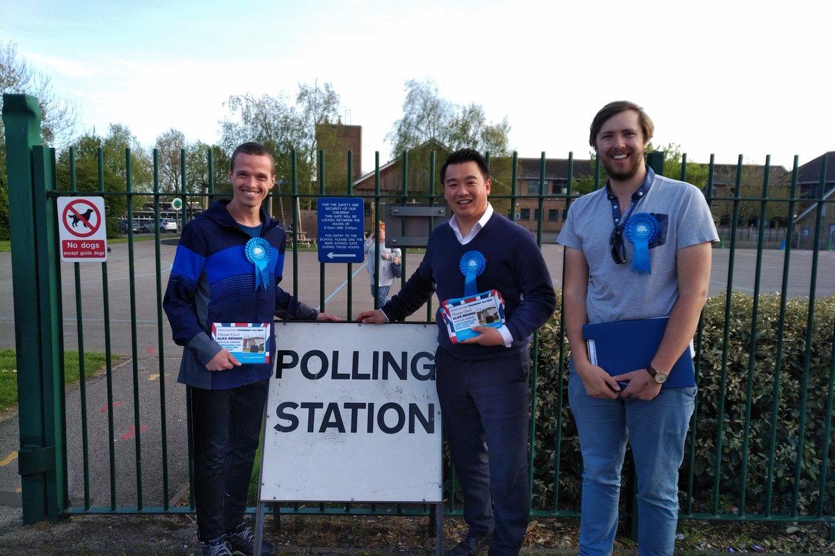 AlanMakMP's tweet photo. Thanks to all our @Conservatives local Council candidates and campaigners for their hard work getting out the vote today across #Havant! Polling stations open until 10pm tonight.
Our hardworking local candidate Alex Rennie in #Bondfields Ward, #LeighPark needs your support! https://t.co/99YSKJmTZk