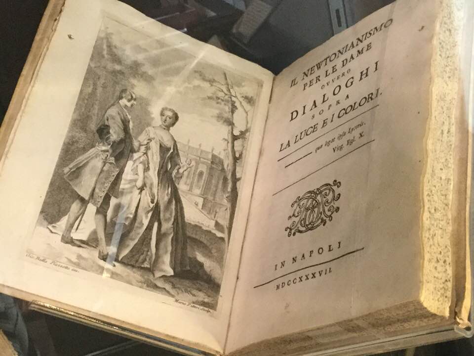 PalmeriJoAnn's tweet photo. #GalileosWorld Image of the Day: Il Newtonianismo per le dame (1737) by Francesco Algarotti (died #OTD 1764), currently on display in our “New Physics” Gallery #Enlightenment #histsci #histphy https://t.co/vBDTrp2Lic