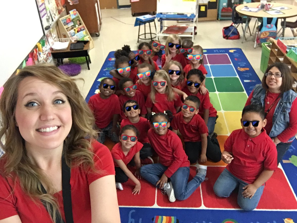mrs_cookesclass's tweet photo. We are “RED”-y for tonight’s performance at 6:30! Our dress rehearsal was amazing (and adorable if I may add). We are superstars! #DLESFocus #DLESFun #multicultural #kindergartenmusical #cookeskinders https://t.co/Z0QmCCY56X