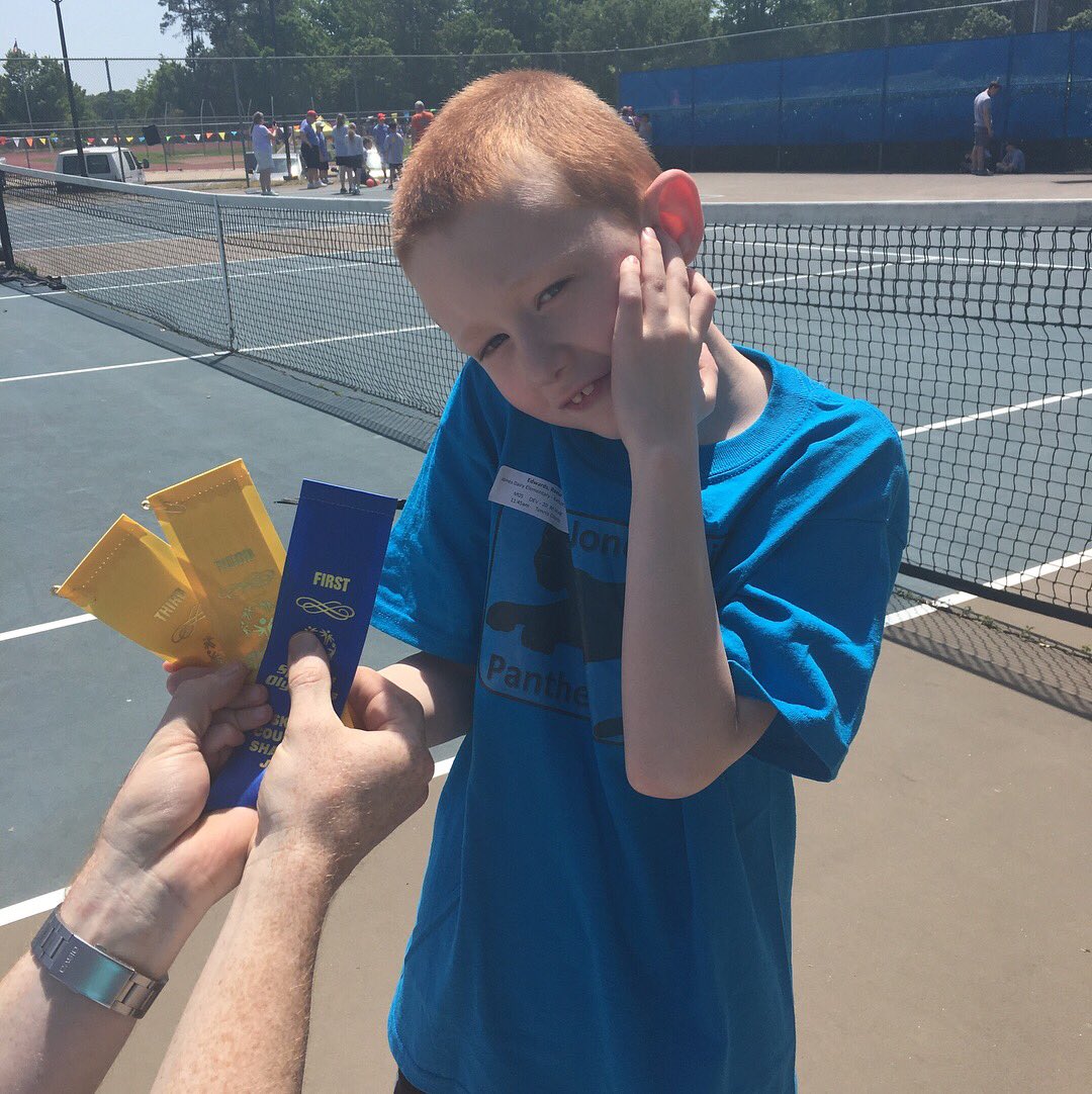 Taramalled's tweet photo. Enjoyed #SpecialOlympics with Reese and the AU classes from JDE. Thanks to the teachers for coaching the boys! They all did great! #proudmom 💙 https://t.co/H4OsU5elk9