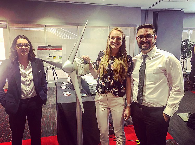 UNLV_SAAS's tweet photo. 2017 Female Scholar-Athlete of the Year Lily Sender presents her @UNLVEngineering Senior Design Project. Lily will graduate next week with her degree in Mechanical Engineering and a minor in Mathematical Sciences. #overachiever #RebelSTUDENTathlete @UNLVwSoccer https://t.co/vwmgpiepVF