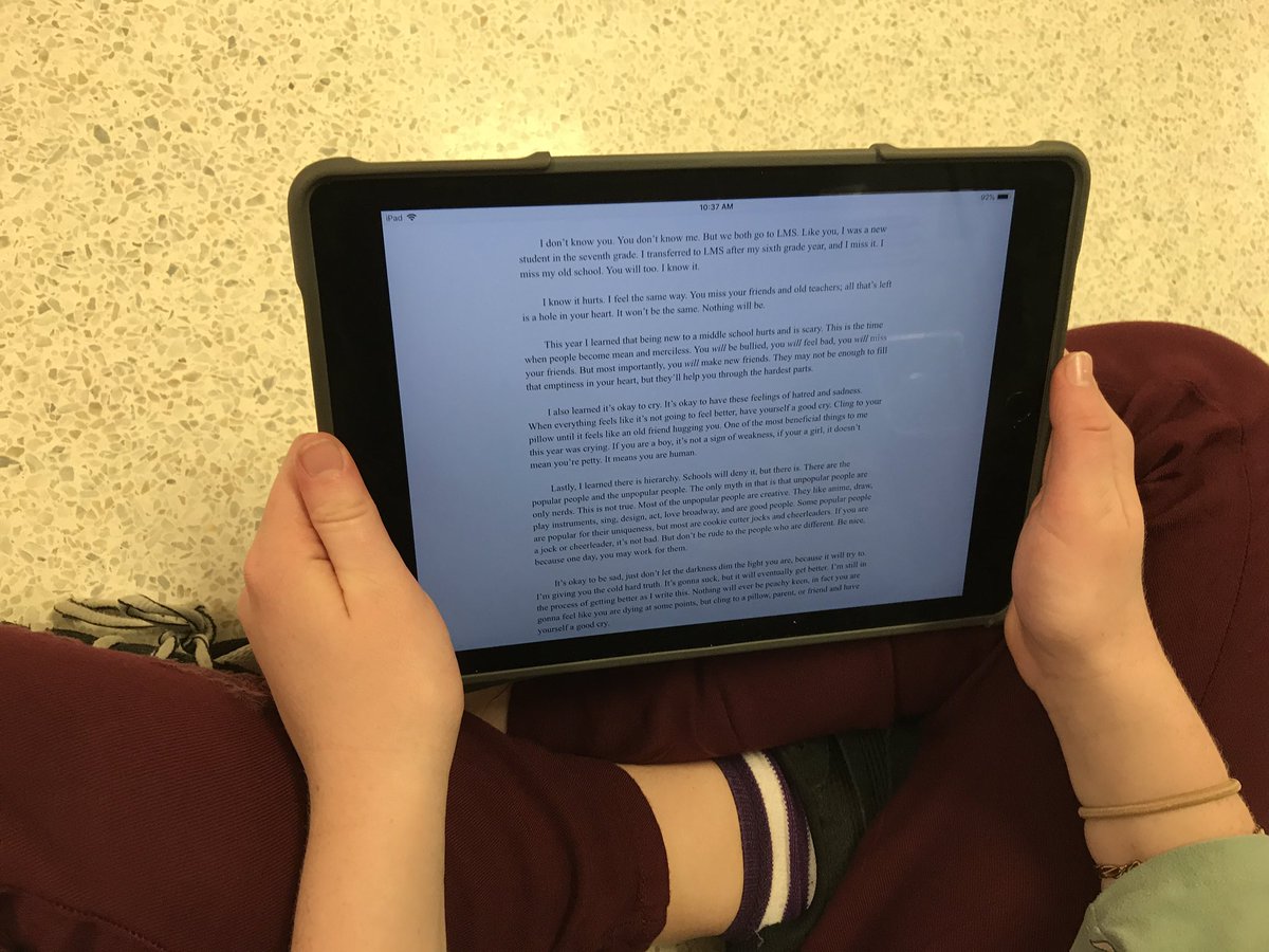 LhamiltonLyn's tweet image. Students Reflecting and making lemonade out of lemons.                   #LMSMissonLesson. #ReflectToGrow