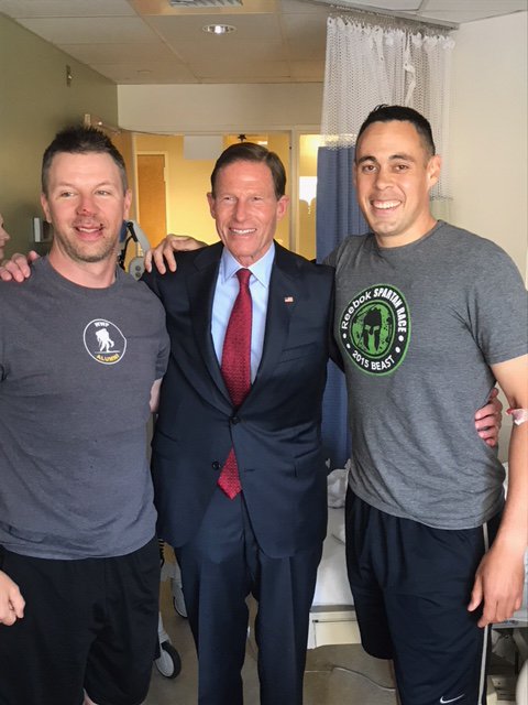 Visiting SWAT team responders at Yale New Haven Hospital