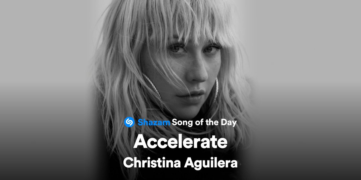 OMG <a href="/xtina/">Christina Aguilera</a> is back!!!! 💙 Listen to her brand new song #Accelerate ft. <a href="/tydollasign/">TyDolla$ign</a> &amp; <a href="/2chainz/">Tity Boi (2 Chainz)</a> on <a href="/AppleMusic/">Apple Music</a> ---> apple.co/2IbO24s #SongOfTheDay #ShazamAccelerate