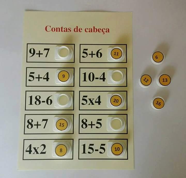 Envelhecimentcm's tweet photo. SUGESTÃO DE INTERVENÇÃO: CONTAS DE CABEÇA (JOGO DE ESTIMULAÇÃO COGNITIVA)

Objetivo: estimular a atenção, concentração,funções executivas,  memória, habilidade manual e raciocínio.

LER MAIS: https://t.co/rkWDJLkivL
#Envejecimiento #envelhecimento #EnvejecimientoActivo #demencia https://t.co/s7uIWr9gpa