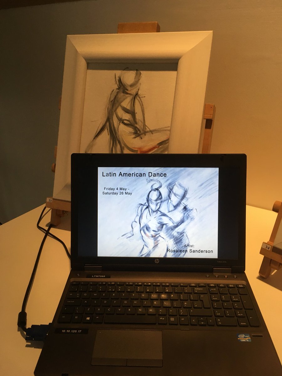 down_arts's tweet photo. ‘Latin American Dance’ a new exhibition by County Down artist #RosaleenSanderson - introduced by #WalterLove and open @down_arts centre throughout May during Centre opening hours #Downpatrick https://t.co/5WAO9q2mvd