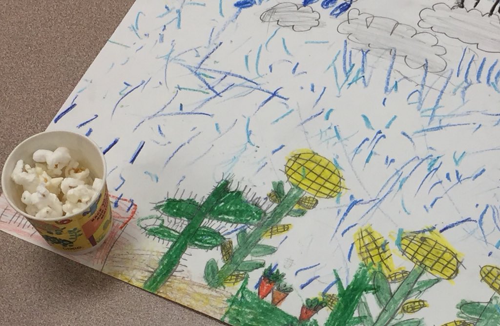 We researched one of our nation’s favorite treat, POPCORN! Using collaborative groups and critical thinking, we formed a hypothesis and explored data to discover how Pre-Colombian civilizations irrigated and cultivated corn! #WeAreUnderwood <a href="/underwoodgtm/">underwoodgtm</a>